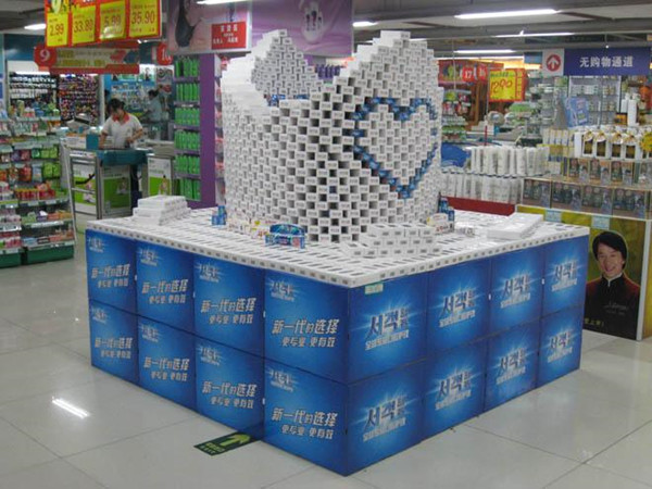 超市紙堆頭 超市紙堆頭