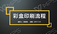 英利印刷彩盒：印刷流程有哪些？我們看圖說話